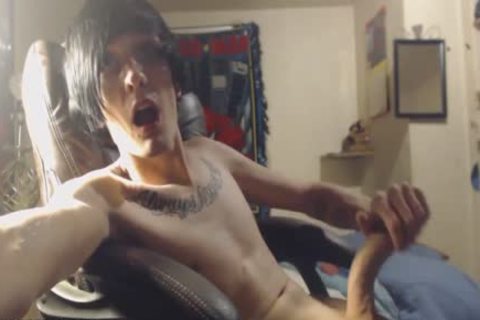 Hung legal age teenager stroking