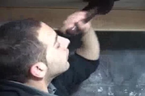 French man Jerks enormous darksome cock