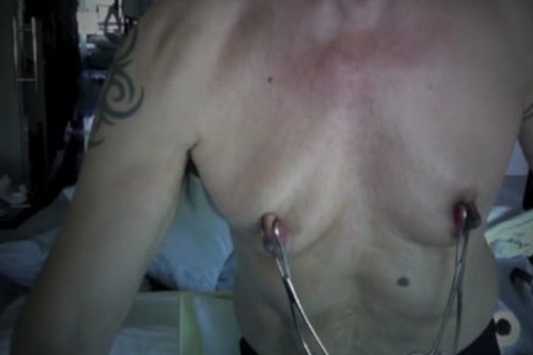 Latino legal age teenager Works Over His Pumped Nip N *****ps Clamping
