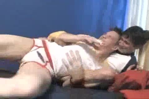 Smoking young men Having butthole job