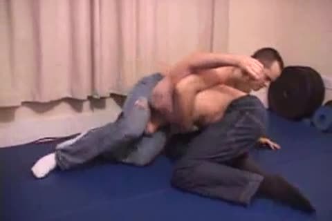 Two White Wreslte Domiant