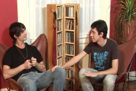 teen Latino in nature's garb Dawged