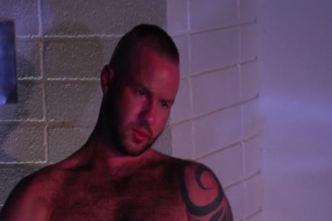 brawny lad cum Sprayed giant dick