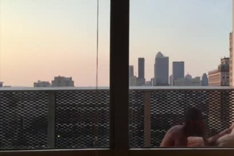 unprotected bunch-sex On Balcony