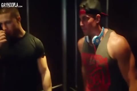 Muscle chap With admirable dick On Him