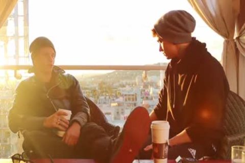 Tattoo twink pooper And Facial