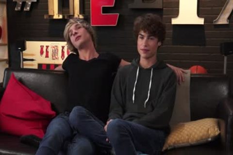 brunette hair homo ace bang With spunk flow