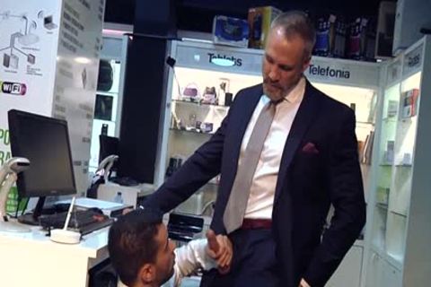 Muscle homo anal sex And dick juice flow