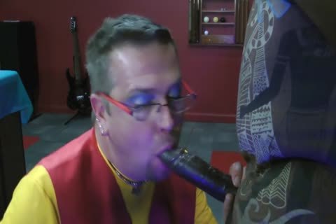 ROB BROWN: blowing large dark BONER