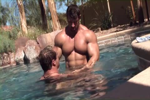 Muscle attractive plowing teens