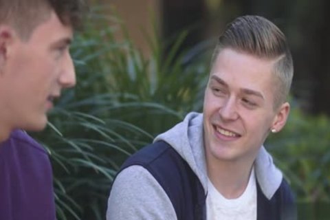 large dong twink ass job And Facial