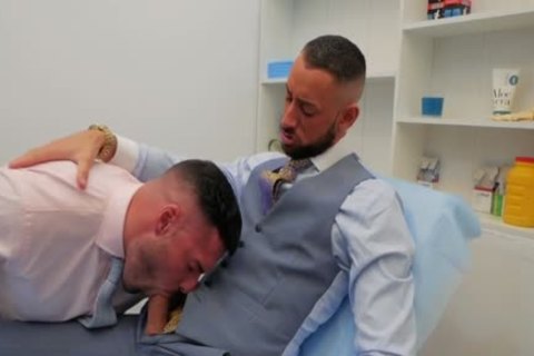 Muscle gay Flip Flop With ball cream flow