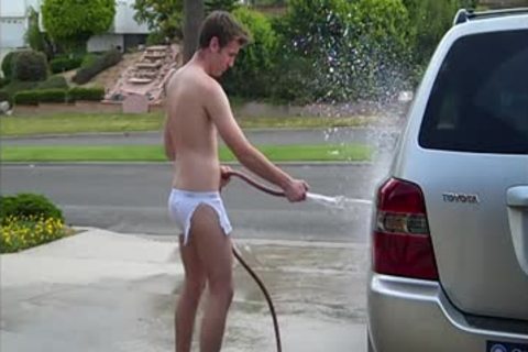 Boner lad exposed On The Public Street