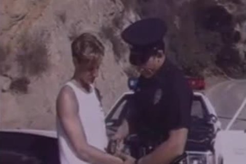 twink Arrested By Cop & Hard slammed.