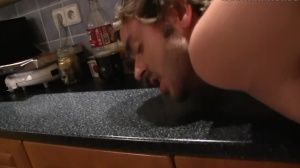 Czech student sucks behind the campus