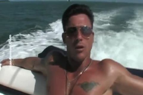 Javier in nature's garb On A Boat