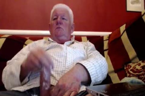 grand-dad stroke On web camera