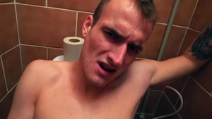 guys In Public 43 - Public bathroom - butthole Hook up