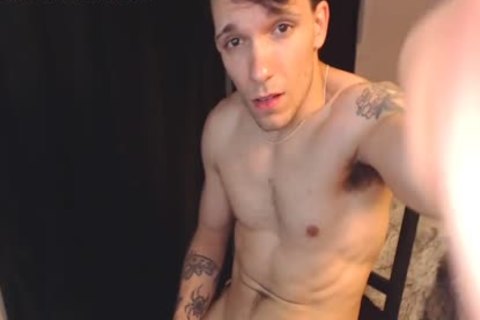 skinny 24yo Canadian boy Jon Strokes His giant cock And sperm