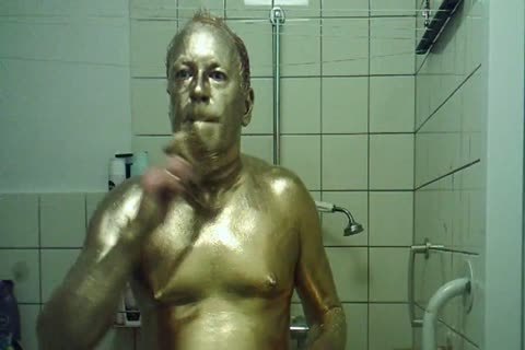 Golden Bodypaint serf Gerard