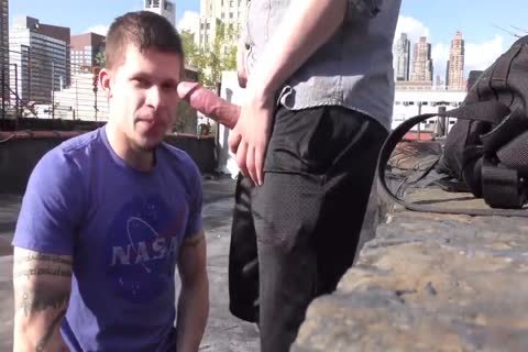 sucking & nailing On A NYC Rooftop