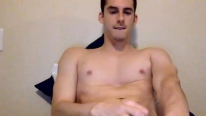 muscular man Showing His nipples And shlong In web camera