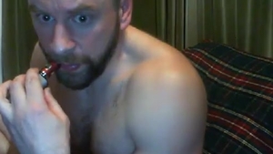 daddy dude jerking off In Live