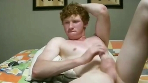 fresh man Masturbating And Touching His butt