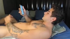 boy Masturbating And Showing Off His butthole