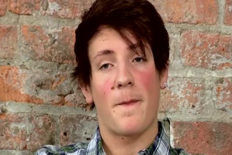 Fit twink James Wanks Out A Load