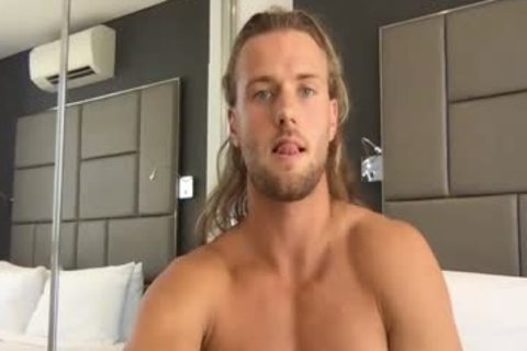 handsome Hunk Wanks Off giant ramrod In Solo Session