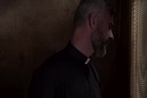 Father Dale Kuda Gives Catholic fellow Edward Terrant His Blessing