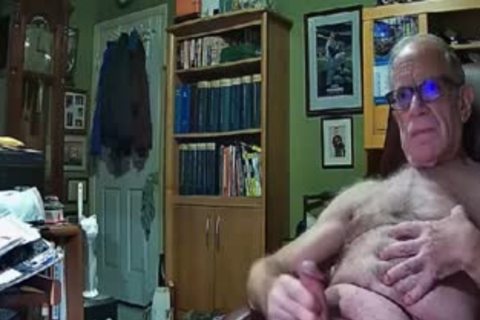 grandpa cum On cam