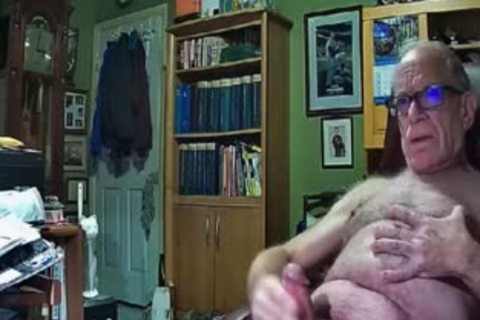 grandpa cum On cam