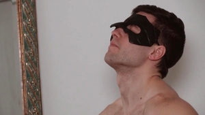 Maskurbate: Classic Sam wearing mask cumshot