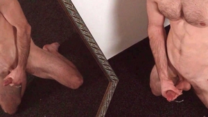 Maskurbate: Classic Sam wearing mask cumshot