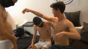 eighteen Year daddy Caruso, German twink 3some pound ( Deutsch gay DP Fisting)