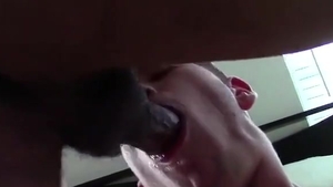 engulfing My best friends monstrous cock During A Ride