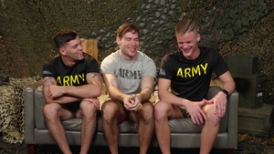 Activeduty: David Skylar jerking big dick