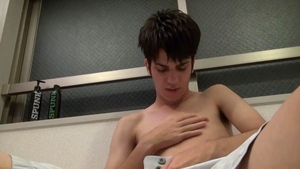 GayAsianNetwork: Thick Shosei gets masturbating