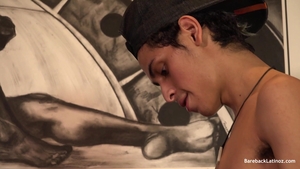 BarebackLatinoz: Young Francis sexy dancing scene