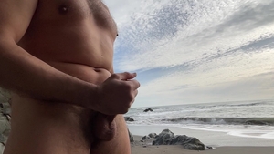 nasty Beach Play With Myself stroking At Secluded naked Beach