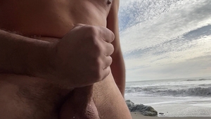 nasty Beach Play With Myself stroking At Secluded naked Beach