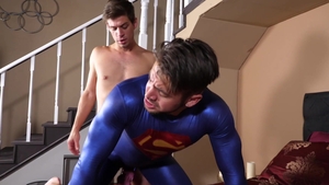 ManUpFilms - Dante Colle next to gay Michael ballbusting
