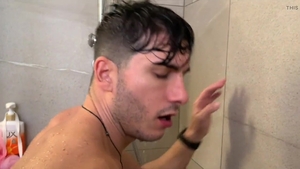 stroking In The Shower After Gym!