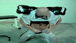 BoundMuscleJocks.com - Beau licking Sinclair