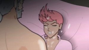 Juice Anime: Hard slamming alongside tattooed mature