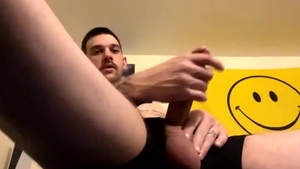 str8 large jock Tatted White guy