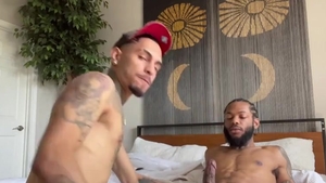 Hunk darksome fucking Tatted Bottom