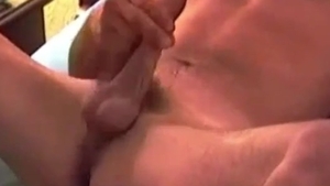 Rugged straight Daddy Sucks schlong For cash